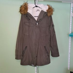 Green Winter Coat